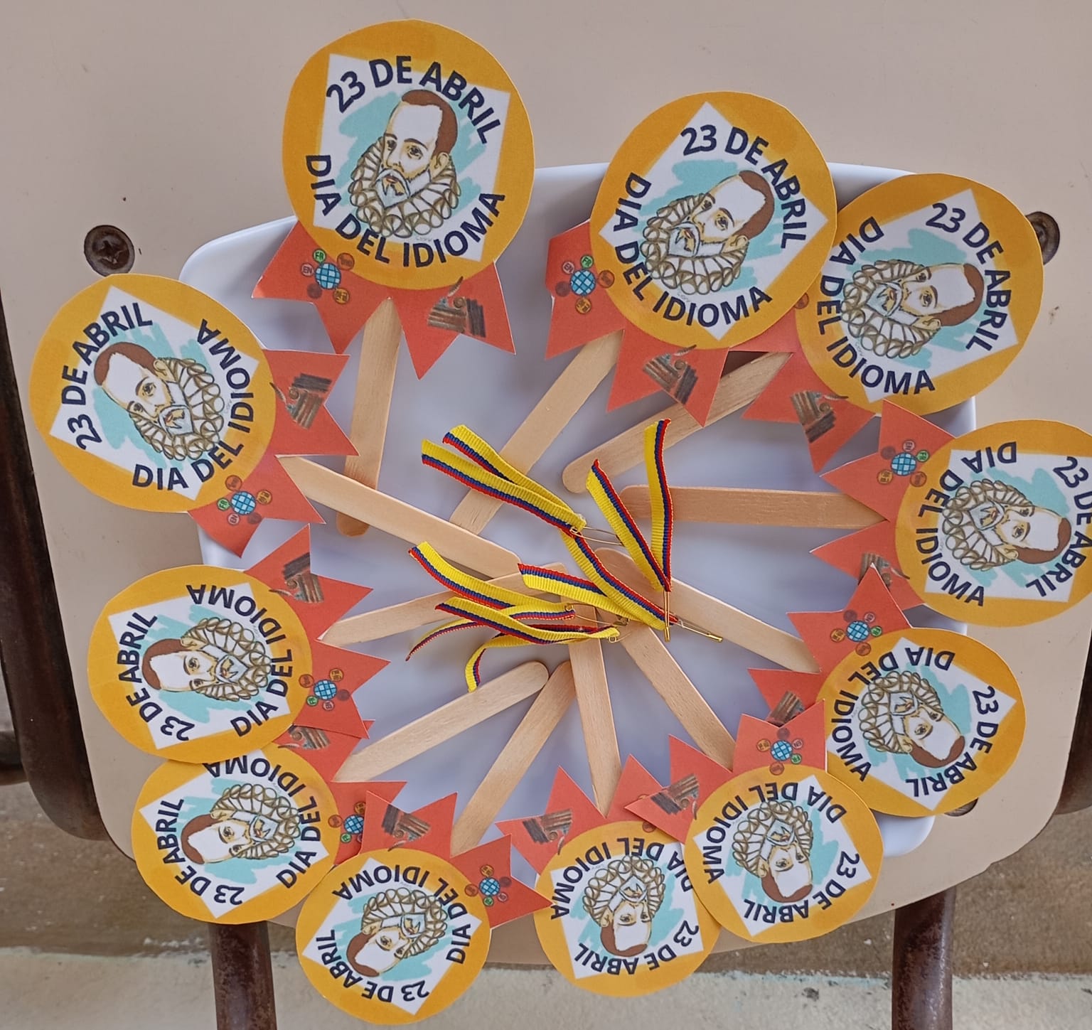 Celebración del día del Idioma y del libro en la I