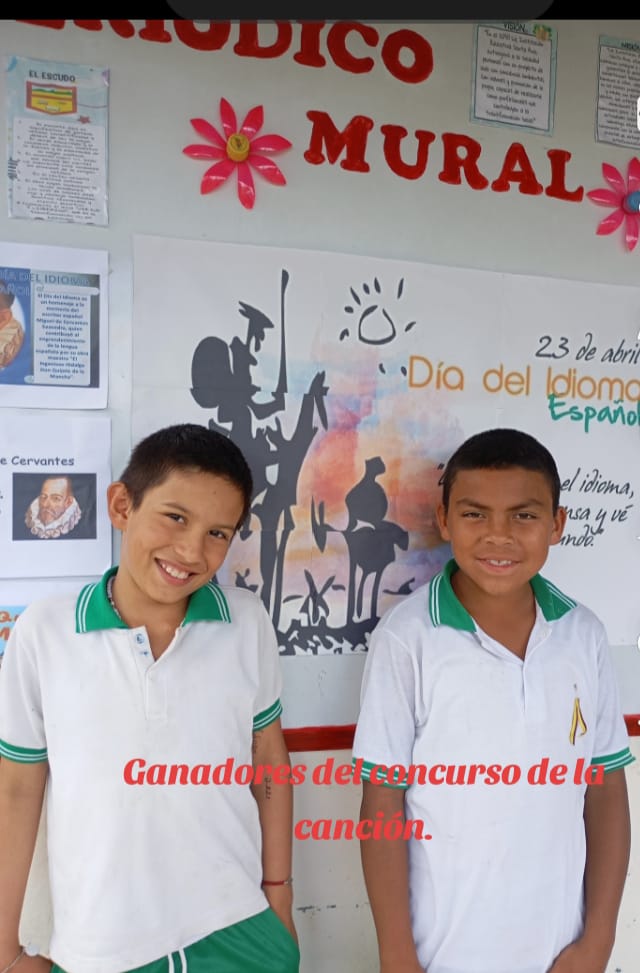 Celebración del día del Idioma y del libro en la I