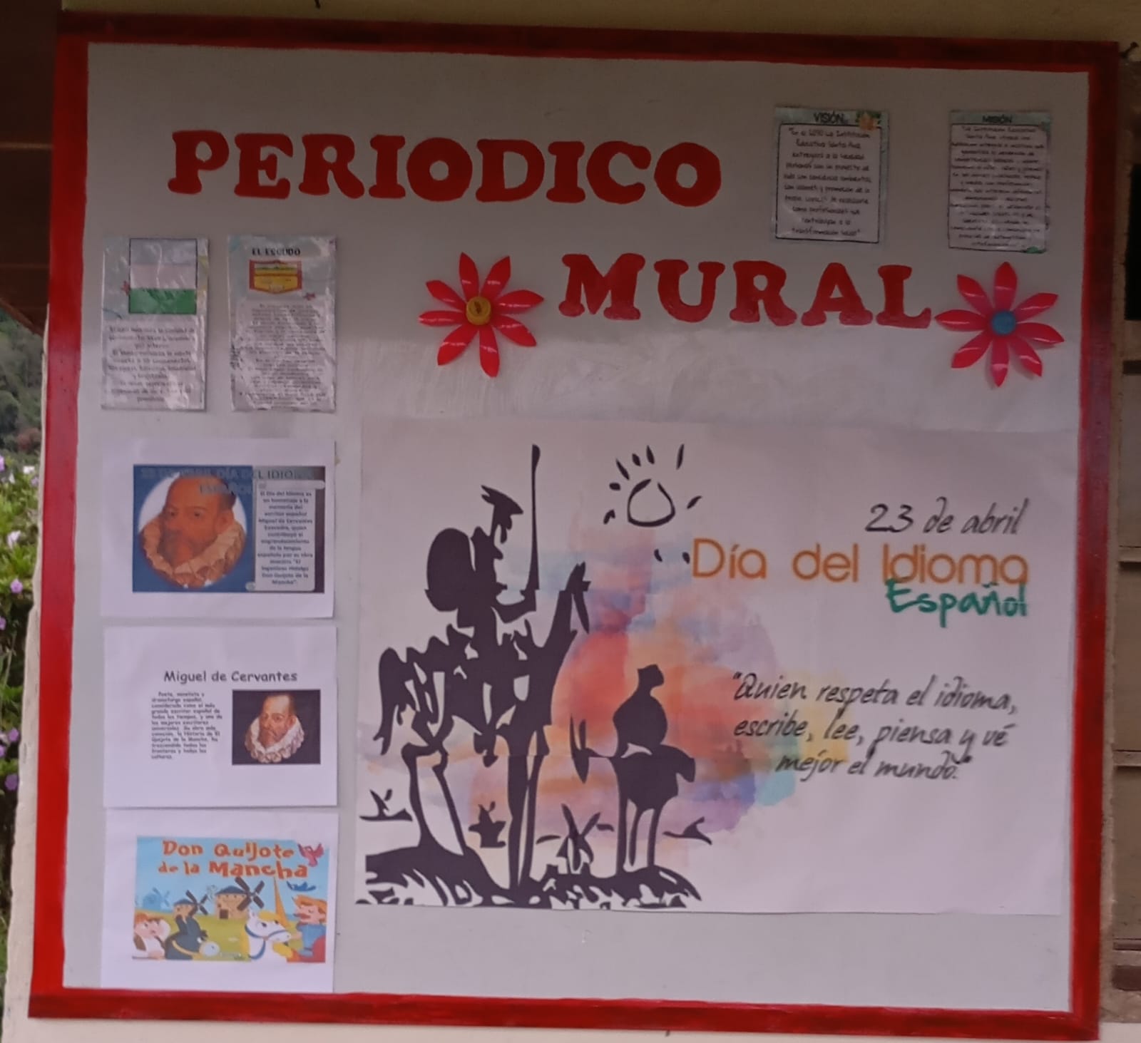 Celebración del día del Idioma y del libro en la I
